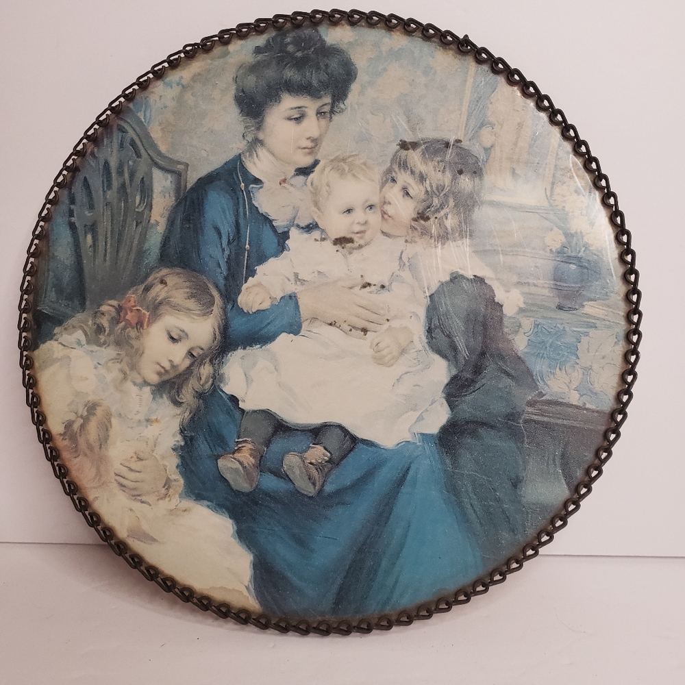 Victorian-style family scene picture. 223